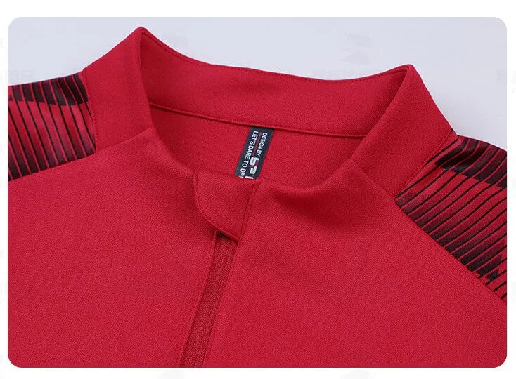 Half-zip Tracksuit Sweatsuits Athletic Running Jogging Suit Sets