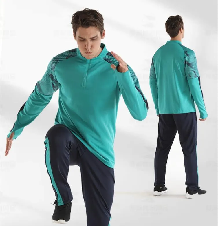 Half-zip Tracksuit Sweatsuits Athletic Running Jogging Suit Sets