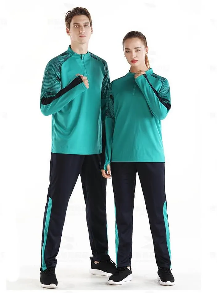 Half-zip Tracksuit Sweatsuits Athletic Running Jogging Suit Sets