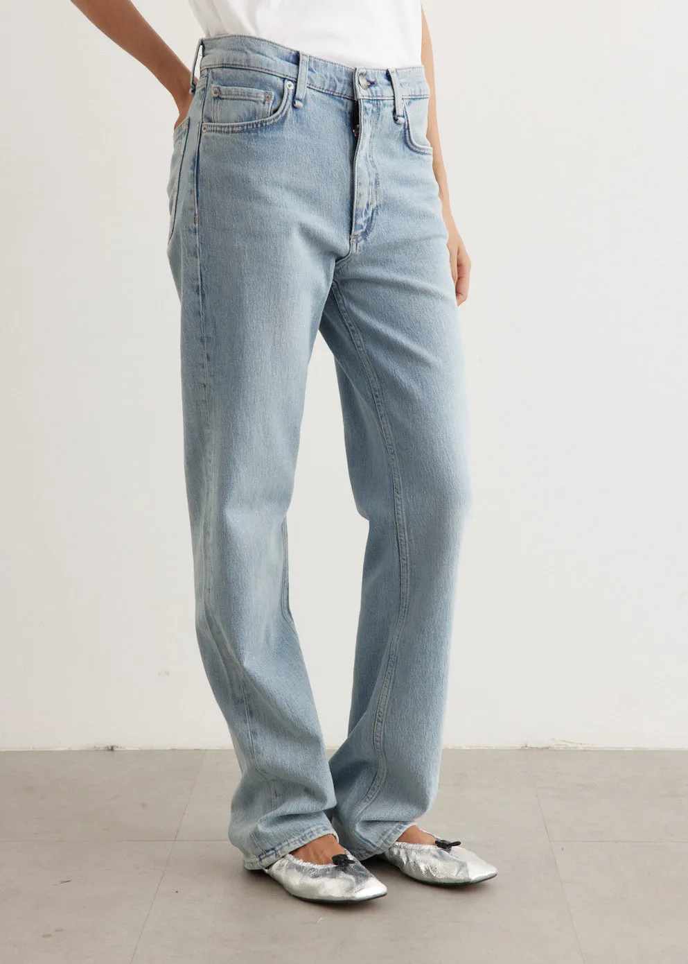 Harlow Mid-Rise Full Length Jeans Sustainable production Weekend Style Rainy Day