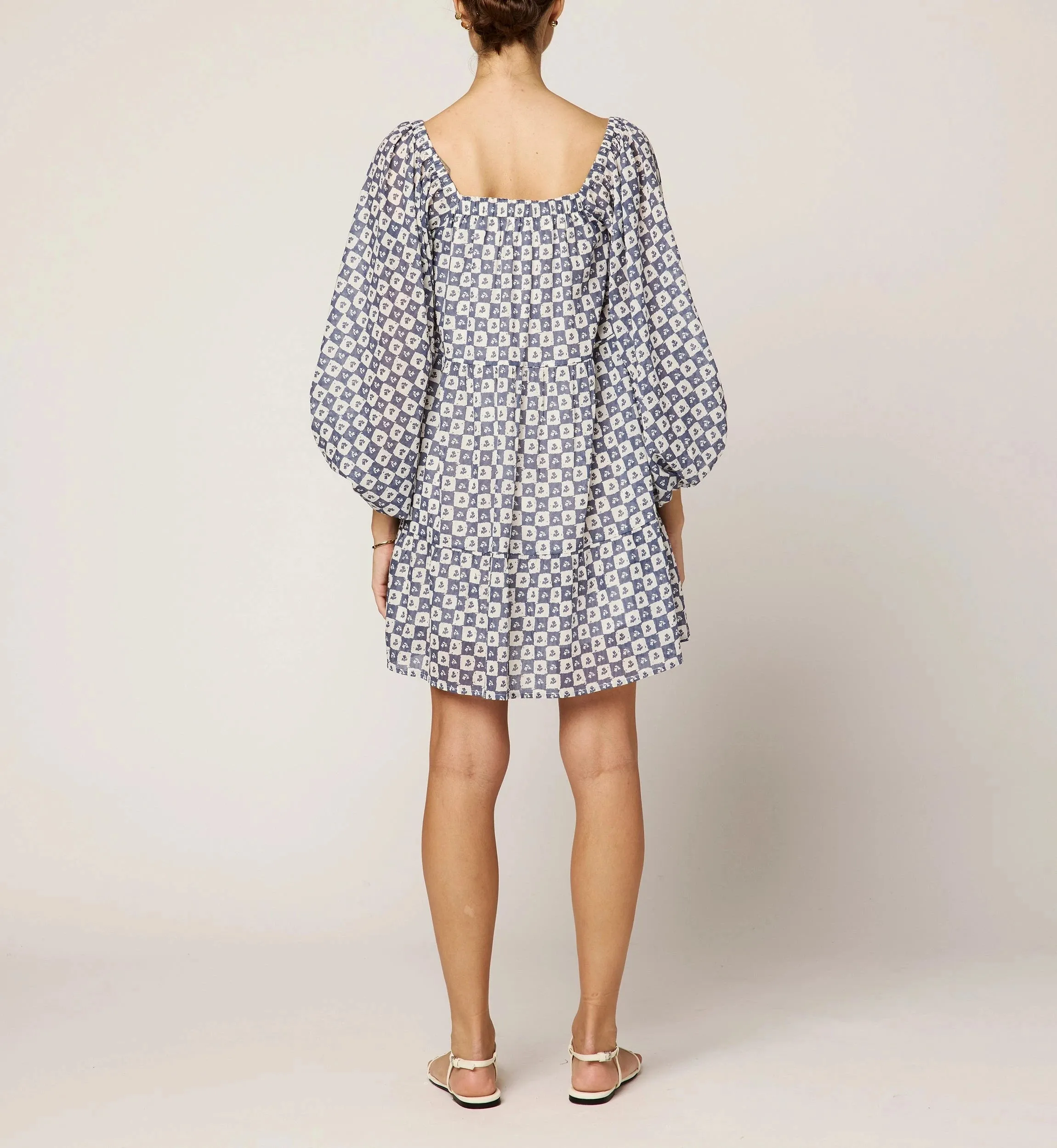 Hattie Mini Dress | Piazze Check Soft Feel