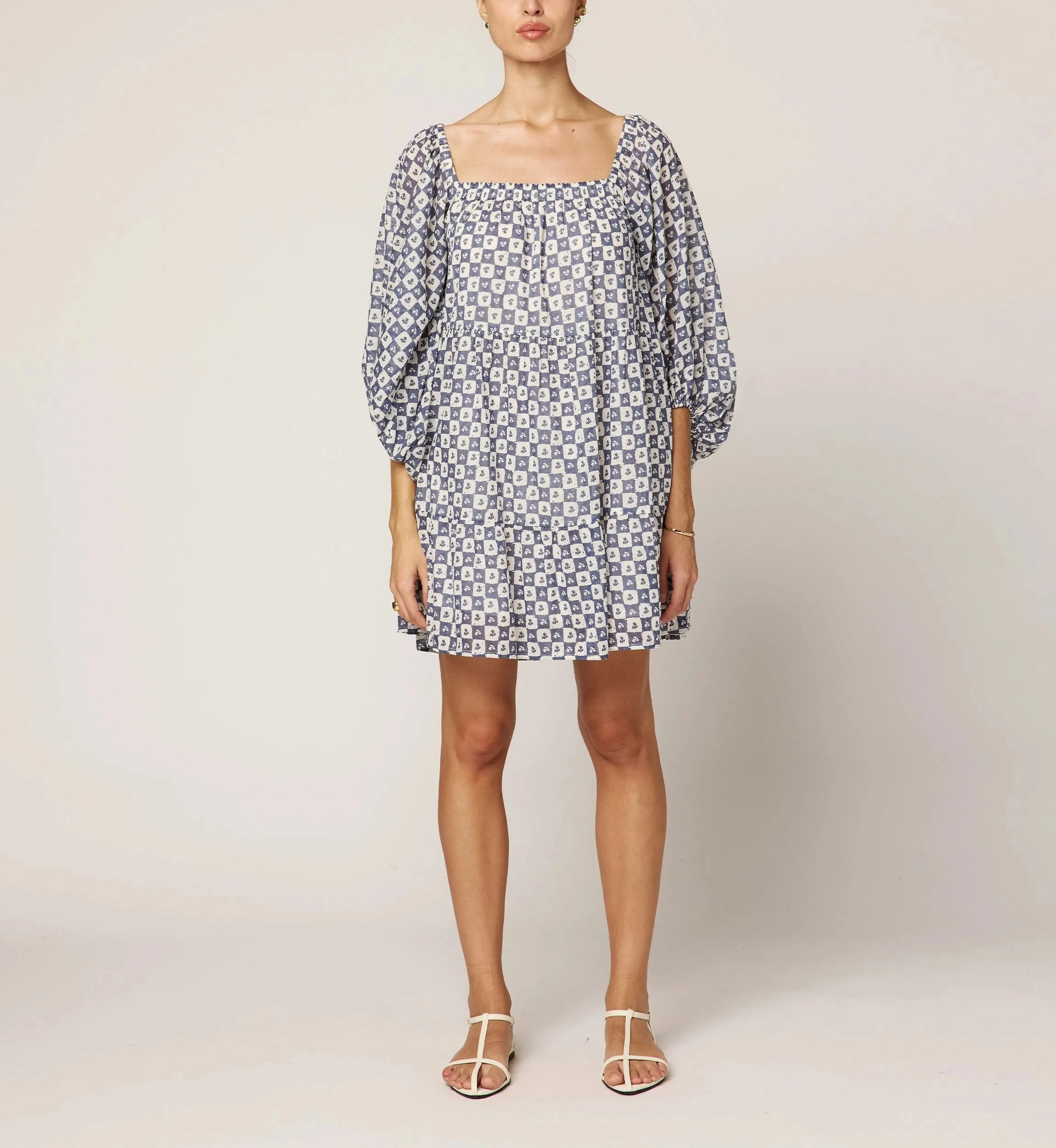 Elegant Look Hattie Mini Dress | Piazze Check