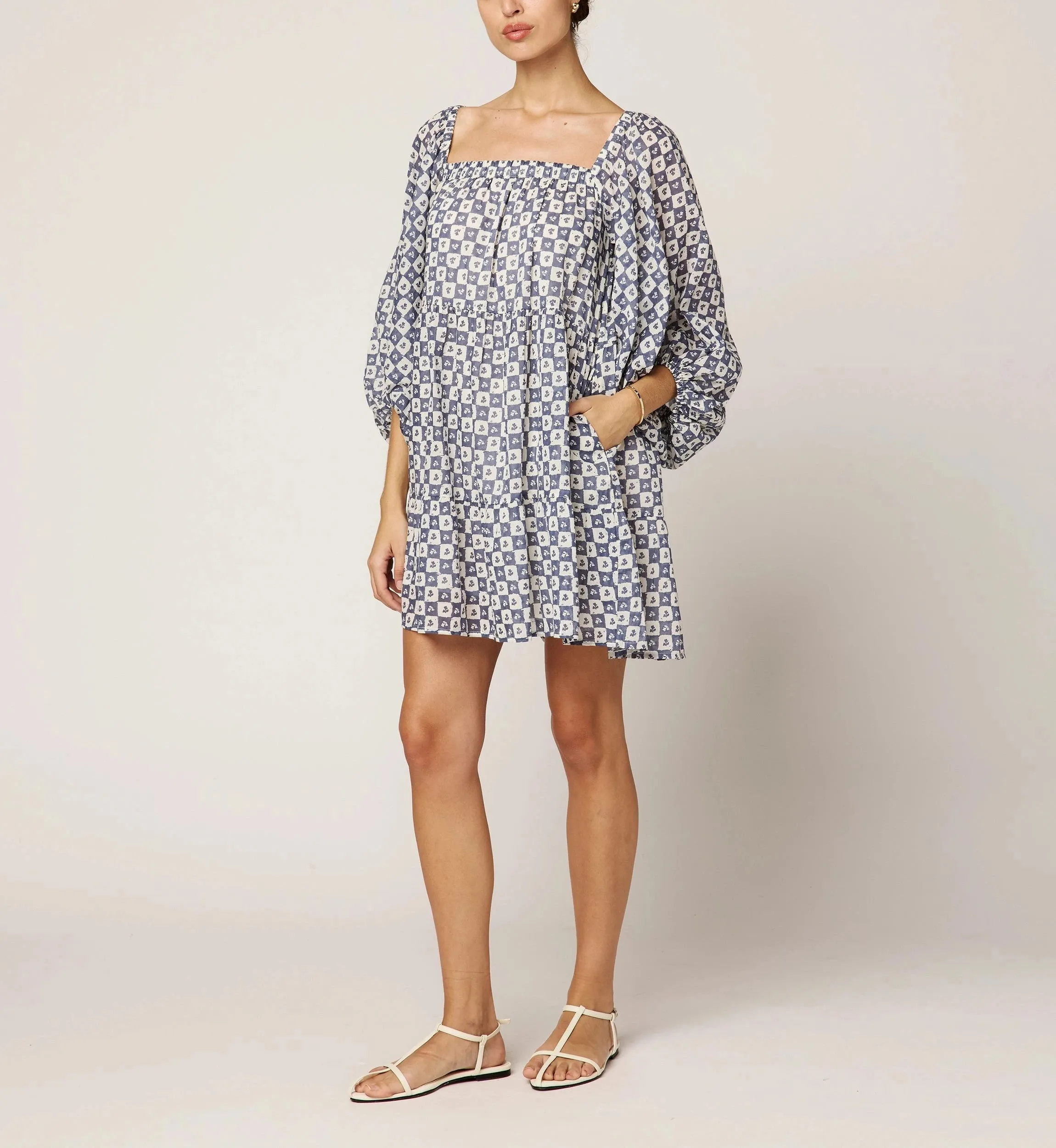 Polished and Elegant Hattie Mini Dress | Piazze Check