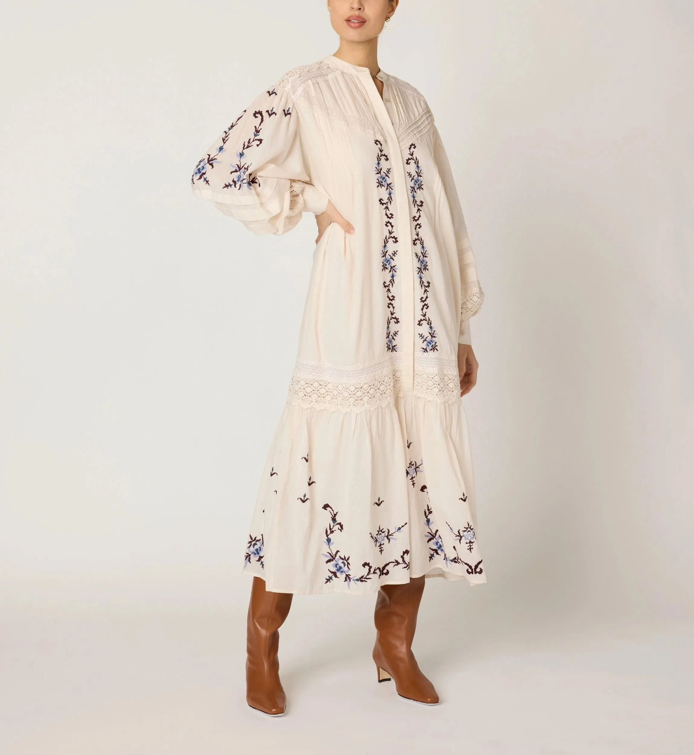 Chill Comfort Heidi Midi Dress | Ivory