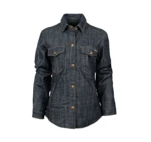 Hidden Pocket STS Ranchwear Womens Waylen Denim 100% Cotton L/S Shirt STS Ranchwear Womens Waylen Denim 100% Cotton L/S Shirt Festival Fashion Inner Layer