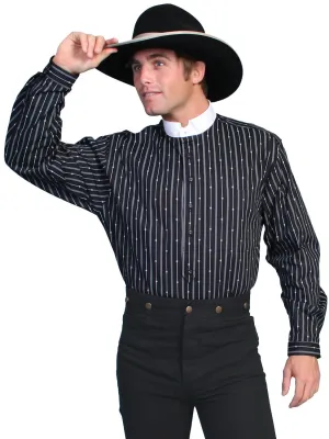 Holiday essential Scully RangeWear Mens Black 100% Cotton Tombstone Striped L/S Western Shirt Bold Hue Scully RangeWear Mens Black 100% Cotton Tombstone Striped L/S Western Shirt