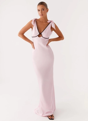 Holiday Ready Romeo Maxi Dress - Pink Subtle Stitch Romeo Maxi Dress - Pink