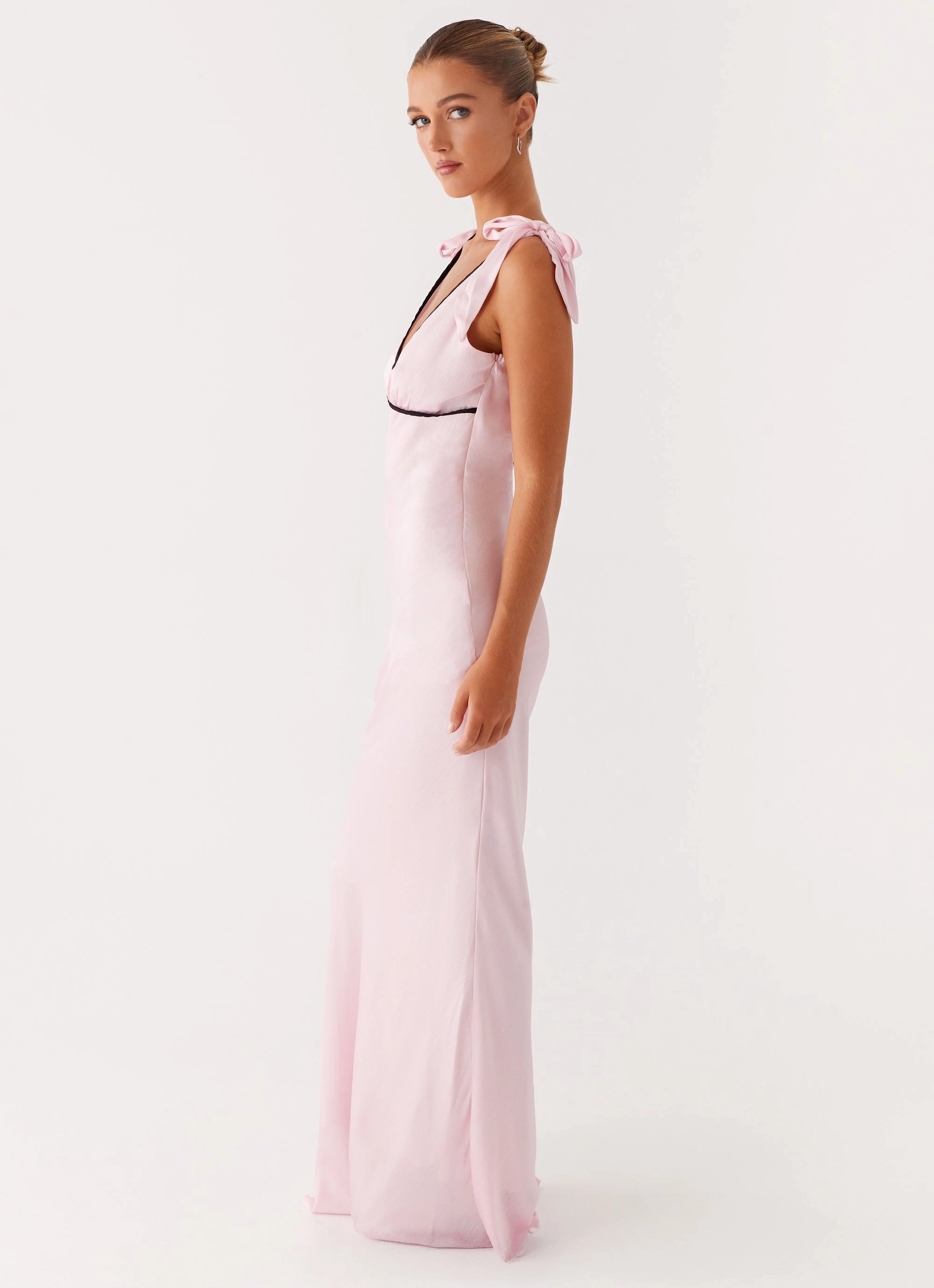 Romeo Maxi Dress - Pink Smooth Finish Simple Touch