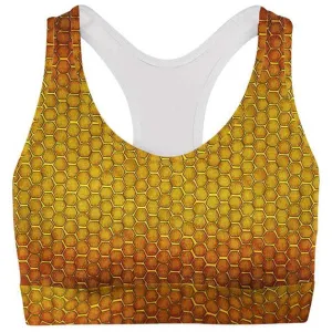 Honey Comb Sports Crop