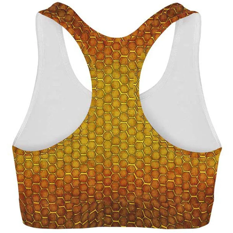 Honey Comb Sports Crop