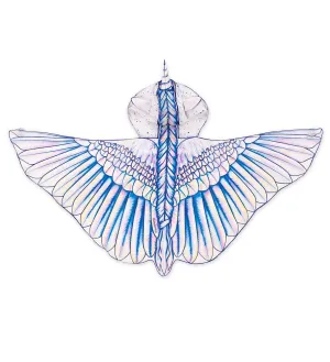 HOODED UNICORN WINGS RNBW