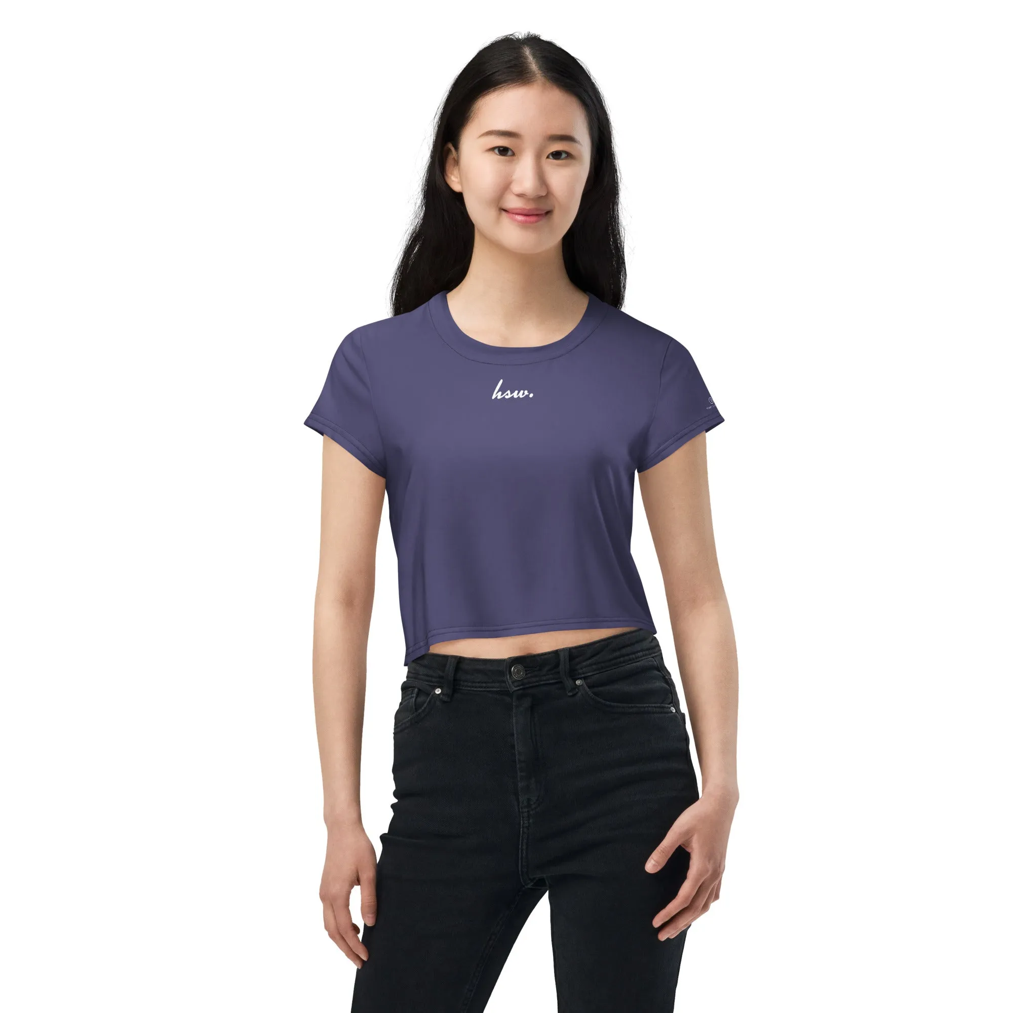 Humble Sportswear™ Mauve Crop T-Shirt