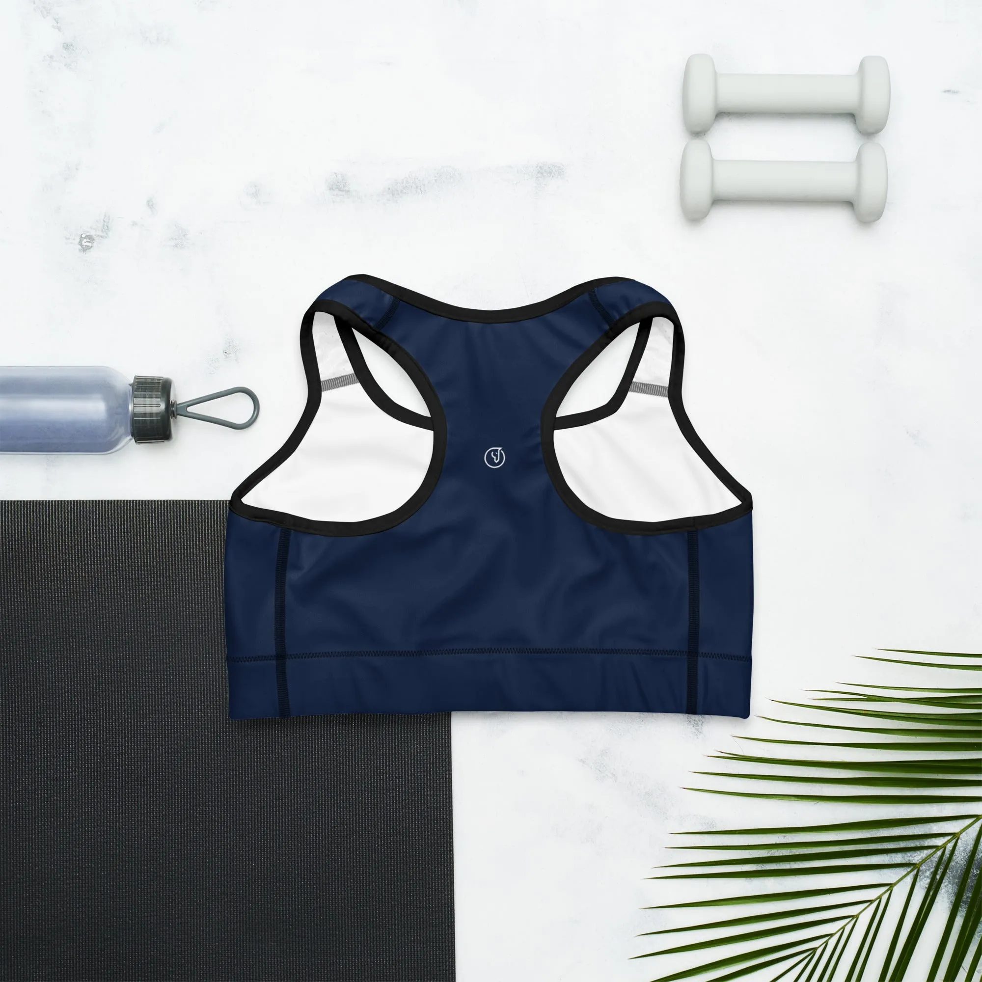 Humble Sportswear™ Navy Blue Dri-Fit Sports Bra