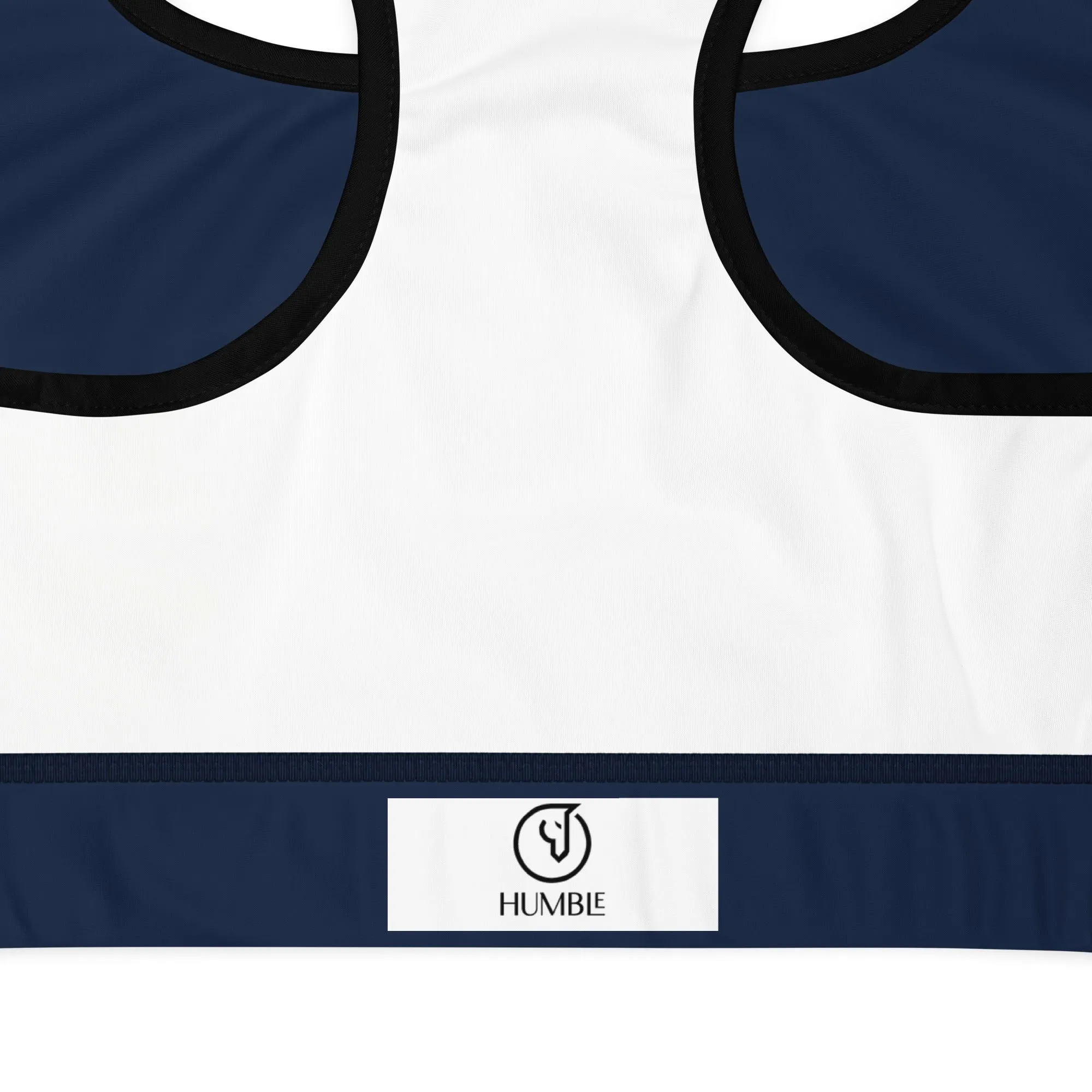 Humble Sportswear™ Navy Blue Dri-Fit Sports Bra