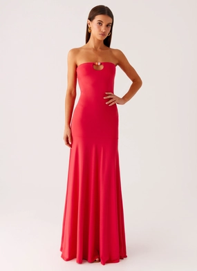Hurts Like Hell Maxi Dress - Pink Nice Sets Hurts Like Hell Maxi Dress - Pink Urban Line Casual Style