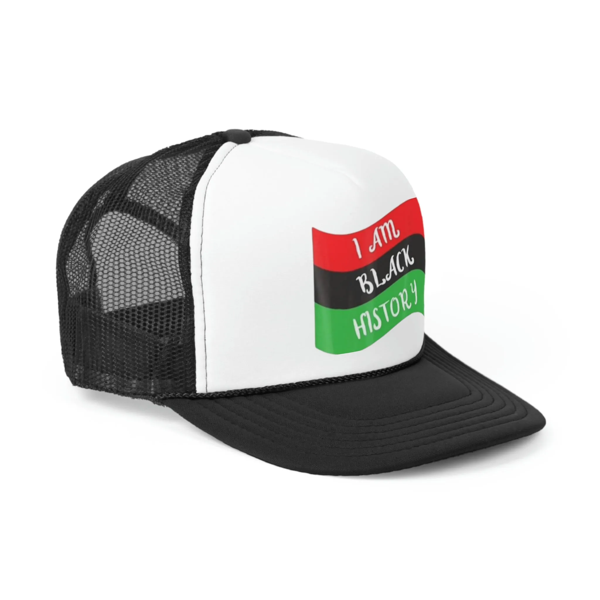 I Am Black History Trucker Caps
