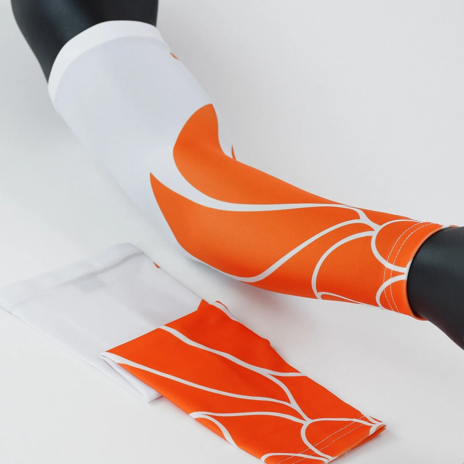 Icarus White and Orange Arm Sleeve