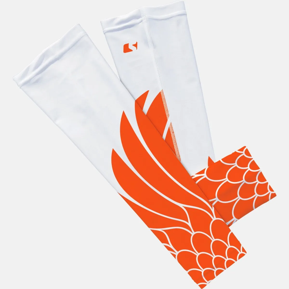 Icarus White and Orange Arm Sleeve