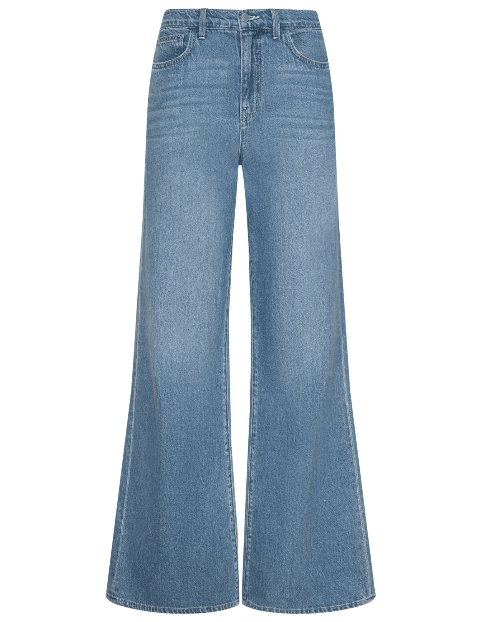 L'AGENCE Alicent High Rise Wide Leg Crop Jeans in Caster-SALE Trend Setter Chill Outfit Student Outfit Rainy Day Chill Outfit Nature Lover