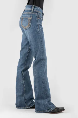 Iconic Finish Stetson Womens 816 Classic Gold Deco Blue Cotton Blend Jeans Classic Wear Morning Stroll Stetson Womens 816 Classic Gold Deco Blue Cotton Blend Jeans