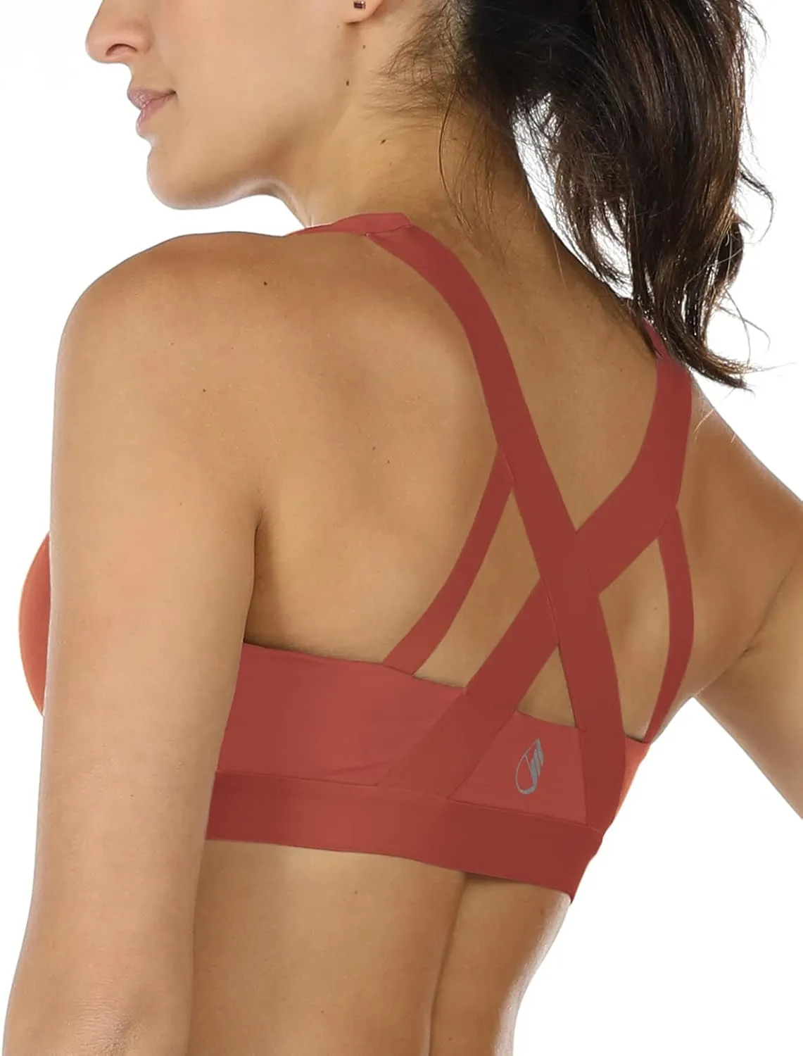icyzone Women's Workout Yoga Clothes Activewear Racerback Strappy Sports Bras