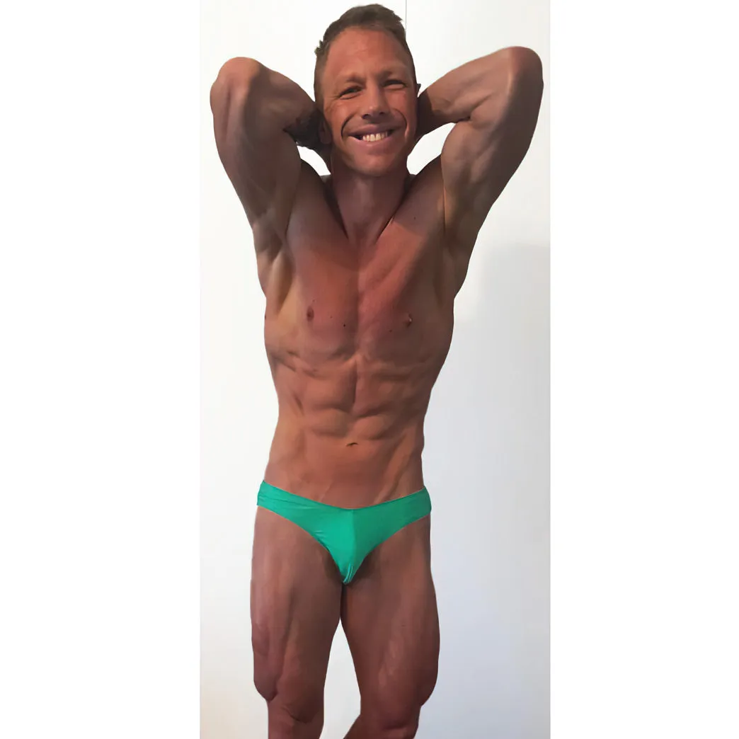 IFBB Men's Bodybuilding Posing Trunks, Posing Slip, Men's Bodybuilding Slip, Swimming Trunks- Plain Lycra