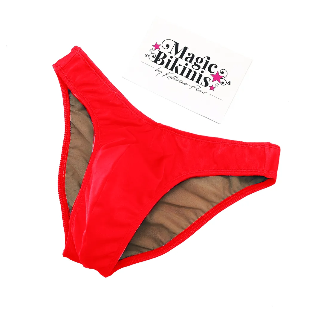 IFBB Men's Bodybuilding Posing Trunks, Posing Slip, Men's Bodybuilding Slip, Swimming Trunks- Plain Lycra