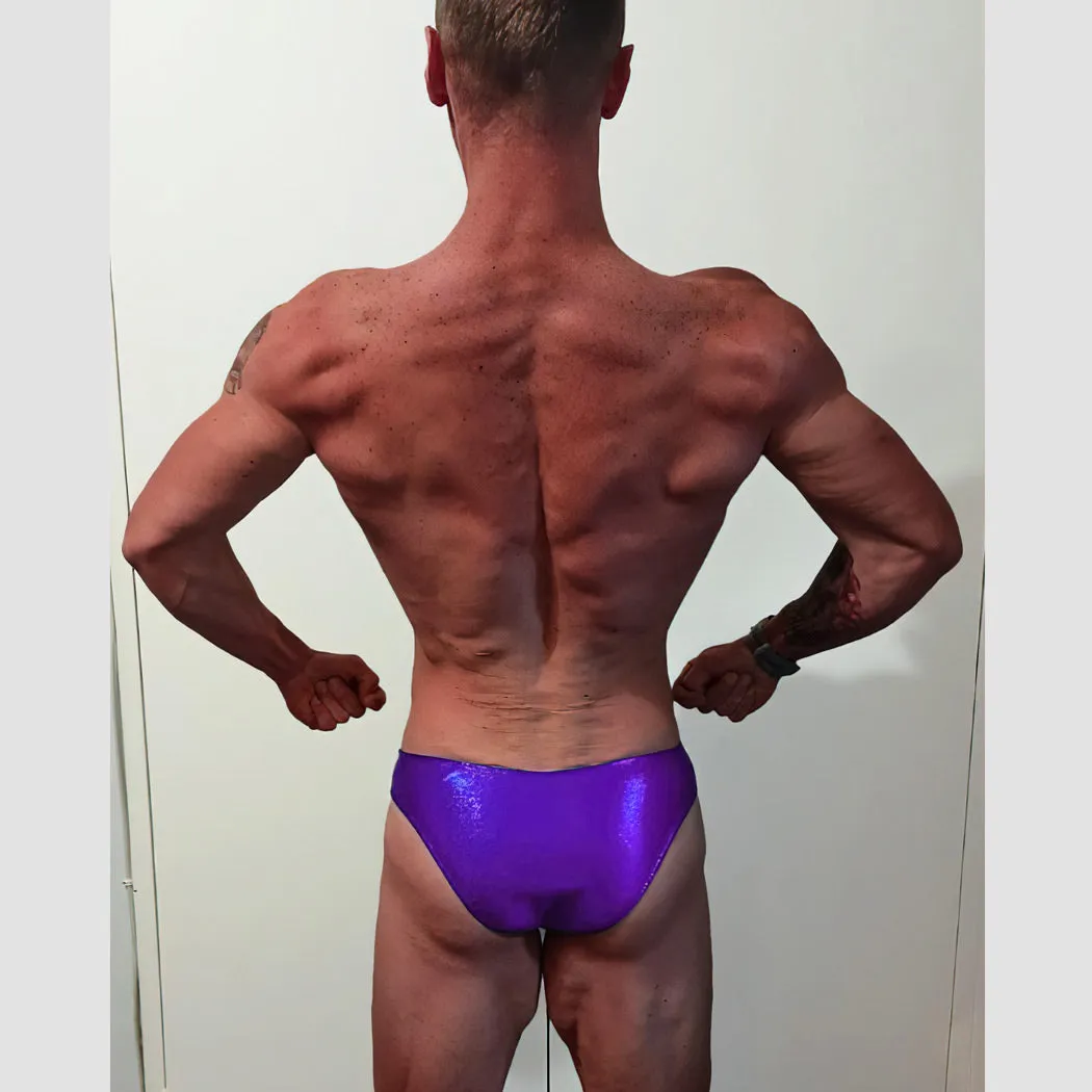 IFBB Men's Bodybuilding Posing Trunks, Posing Slip, Men's Bodybuilding Slip, Swimming Trunks- Plain Lycra