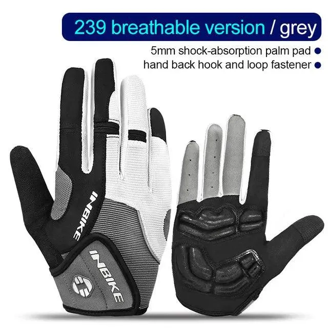INBIKE Shockproof GEL Pad Cycling Gloves Half Finger Sport Gloves Men Women Summer Bicycle Gym Fitness Gloves MTB Gloves IF239