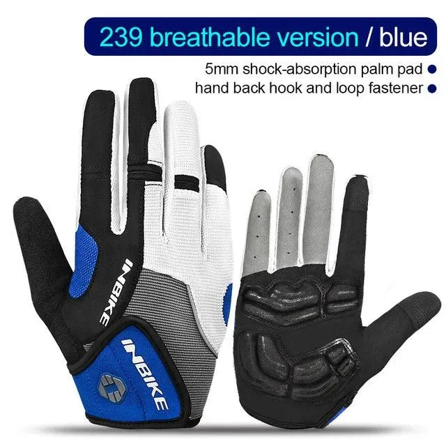 INBIKE Shockproof GEL Pad Cycling Gloves Half Finger Sport Gloves Men Women Summer Bicycle Gym Fitness Gloves MTB Gloves IF239