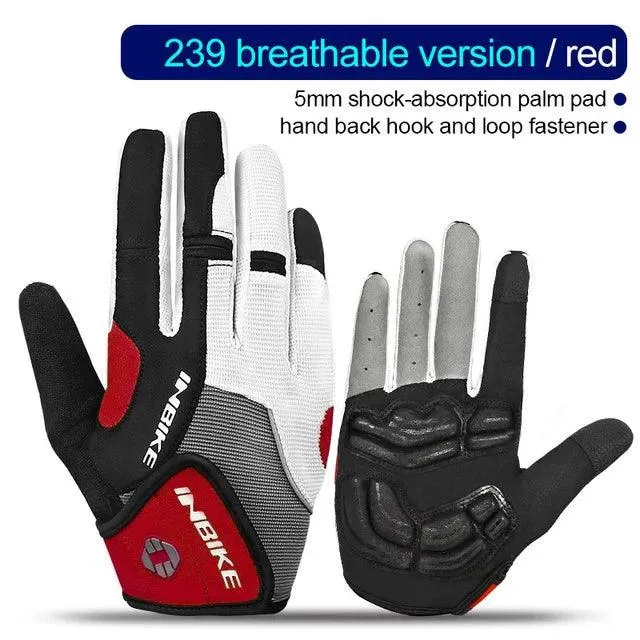 INBIKE Shockproof GEL Pad Cycling Gloves Half Finger Sport Gloves Men Women Summer Bicycle Gym Fitness Gloves MTB Gloves IF239