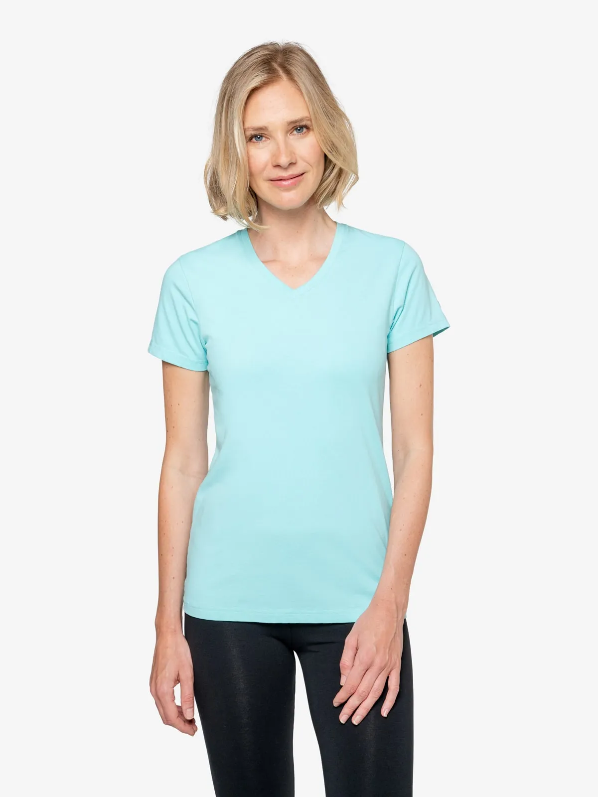 Insect Shield Women's UPF Dri-Balance Short Sleeve V-Neck T-Shirt