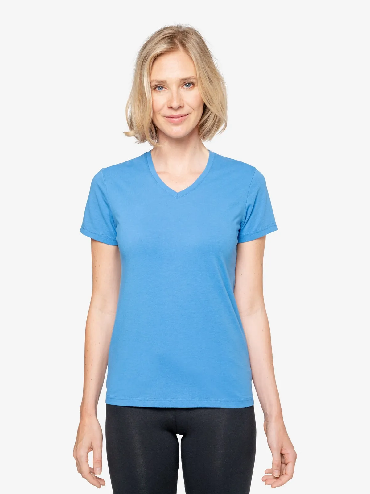Insect Shield Women's UPF Dri-Balance Short Sleeve V-Neck T-Shirt