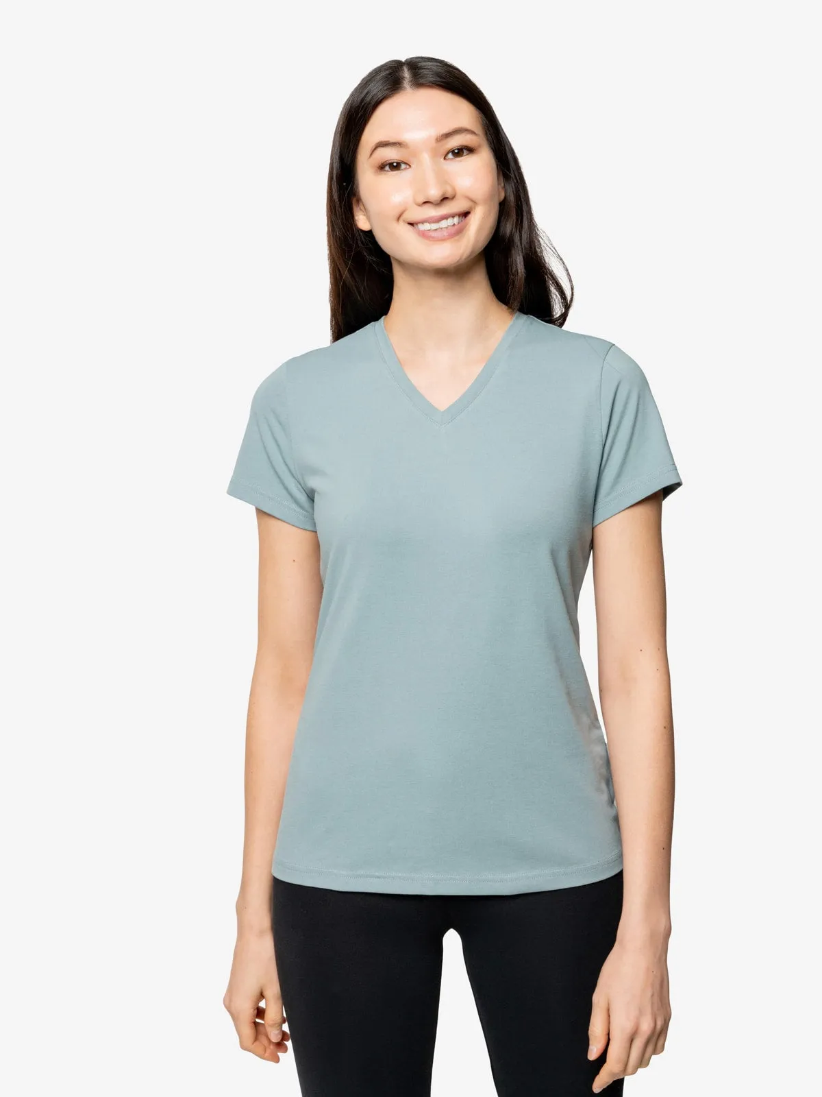 Insect Shield Women's UPF Dri-Balance Short Sleeve V-Neck T-Shirt