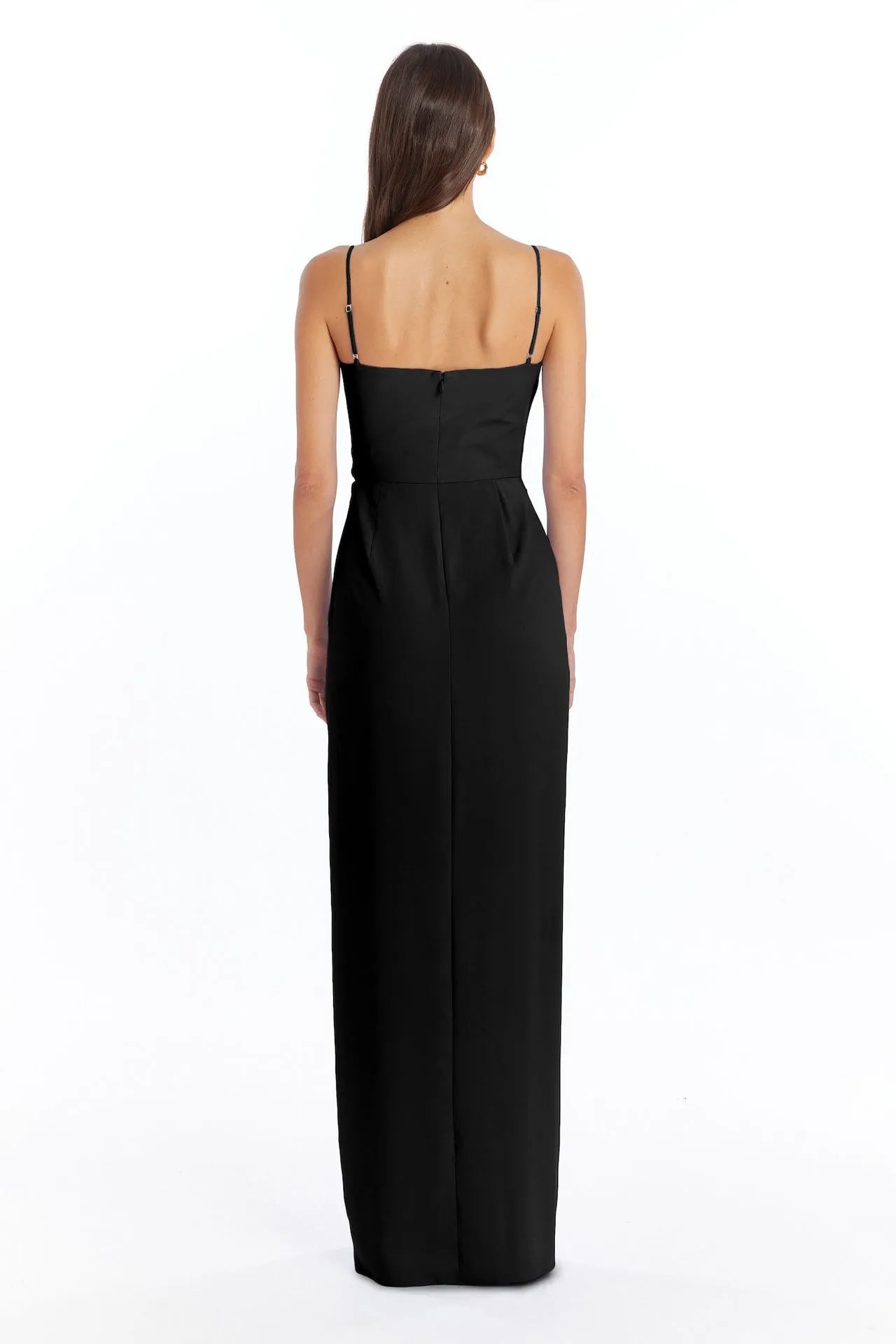 Evening Event Isabel Maxi Dress in Black
