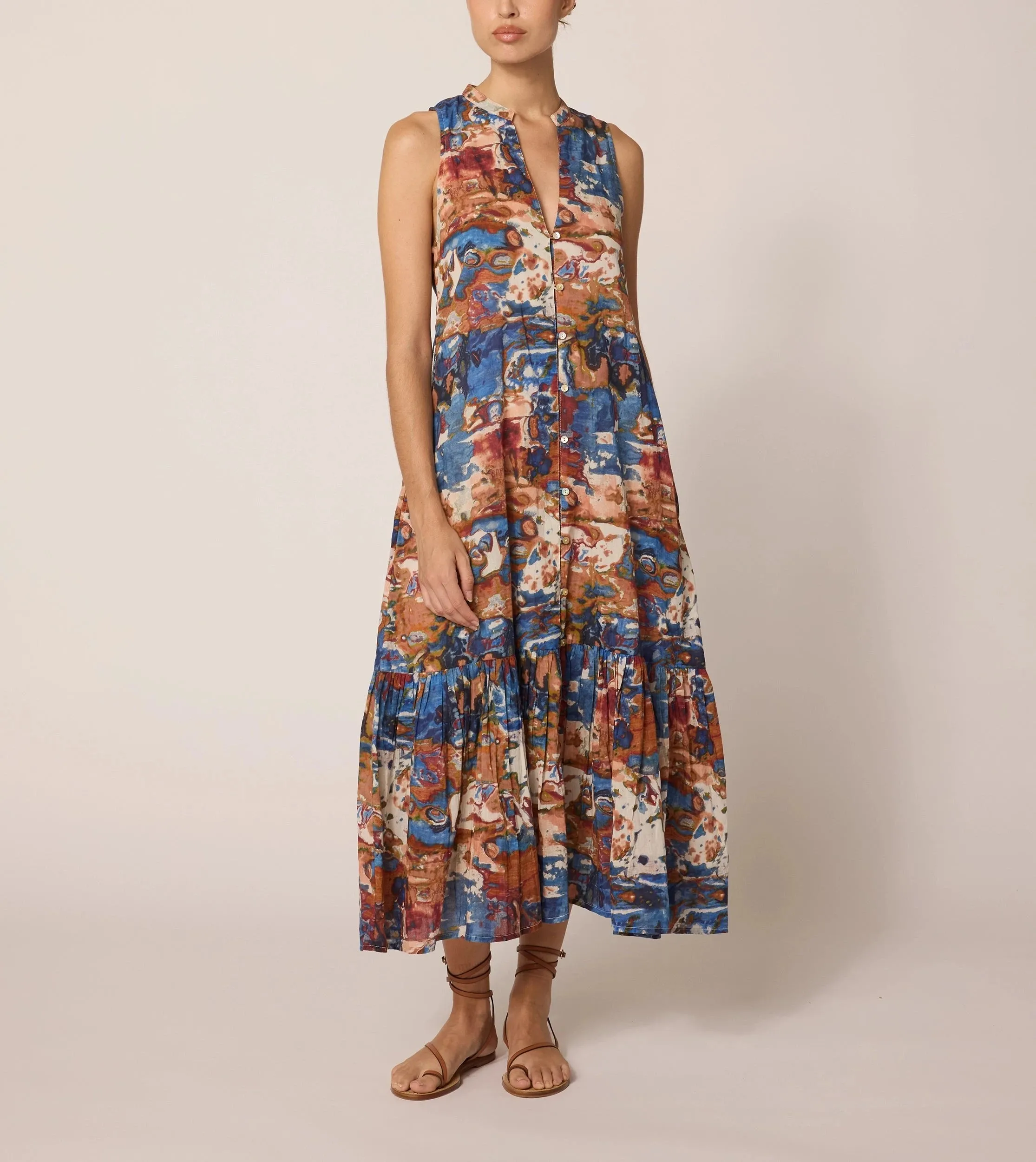Izora Midi Dress | Murano Breeze Grace