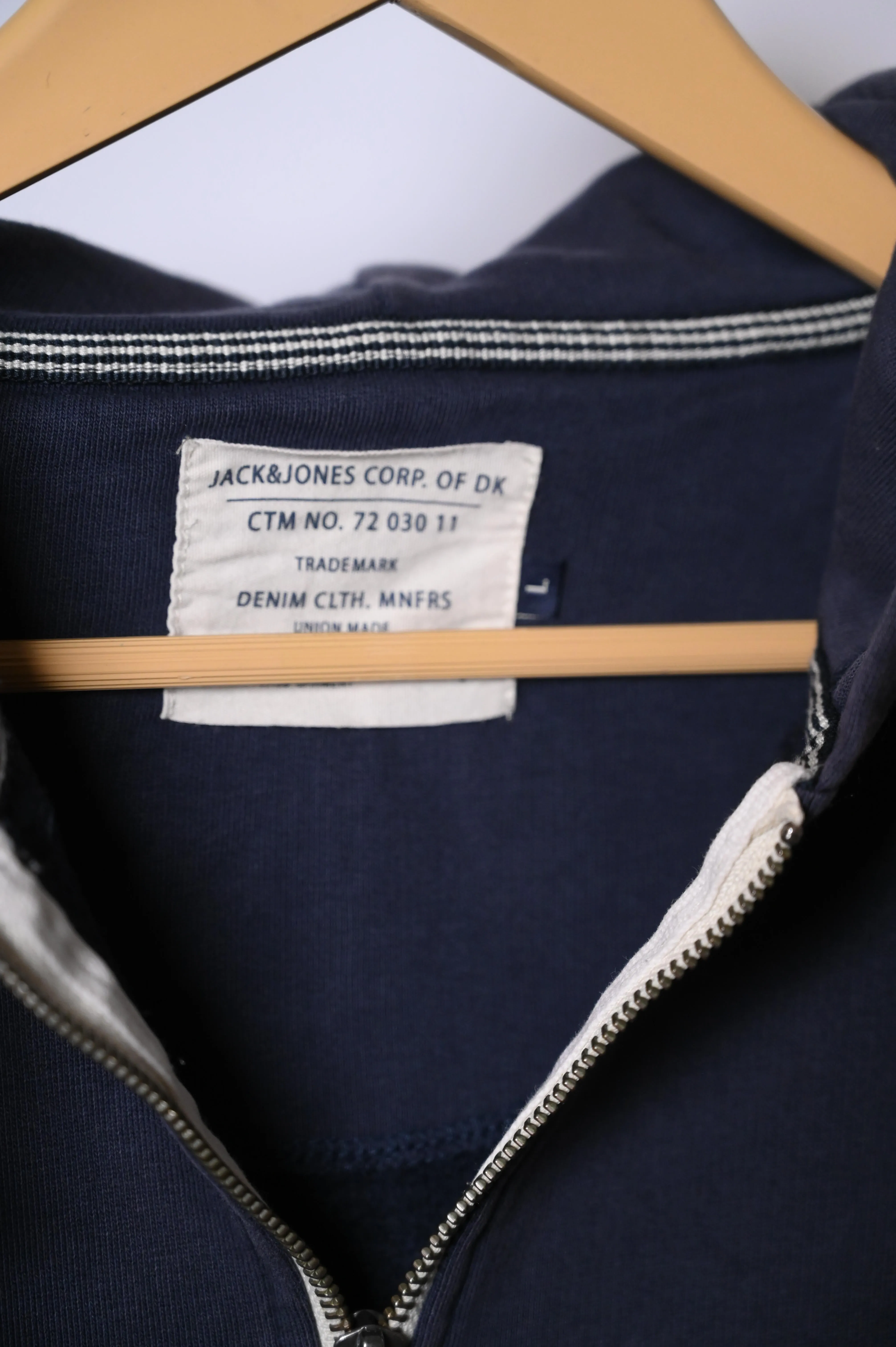 Jack & Jones Blue Hoodie - Large Size