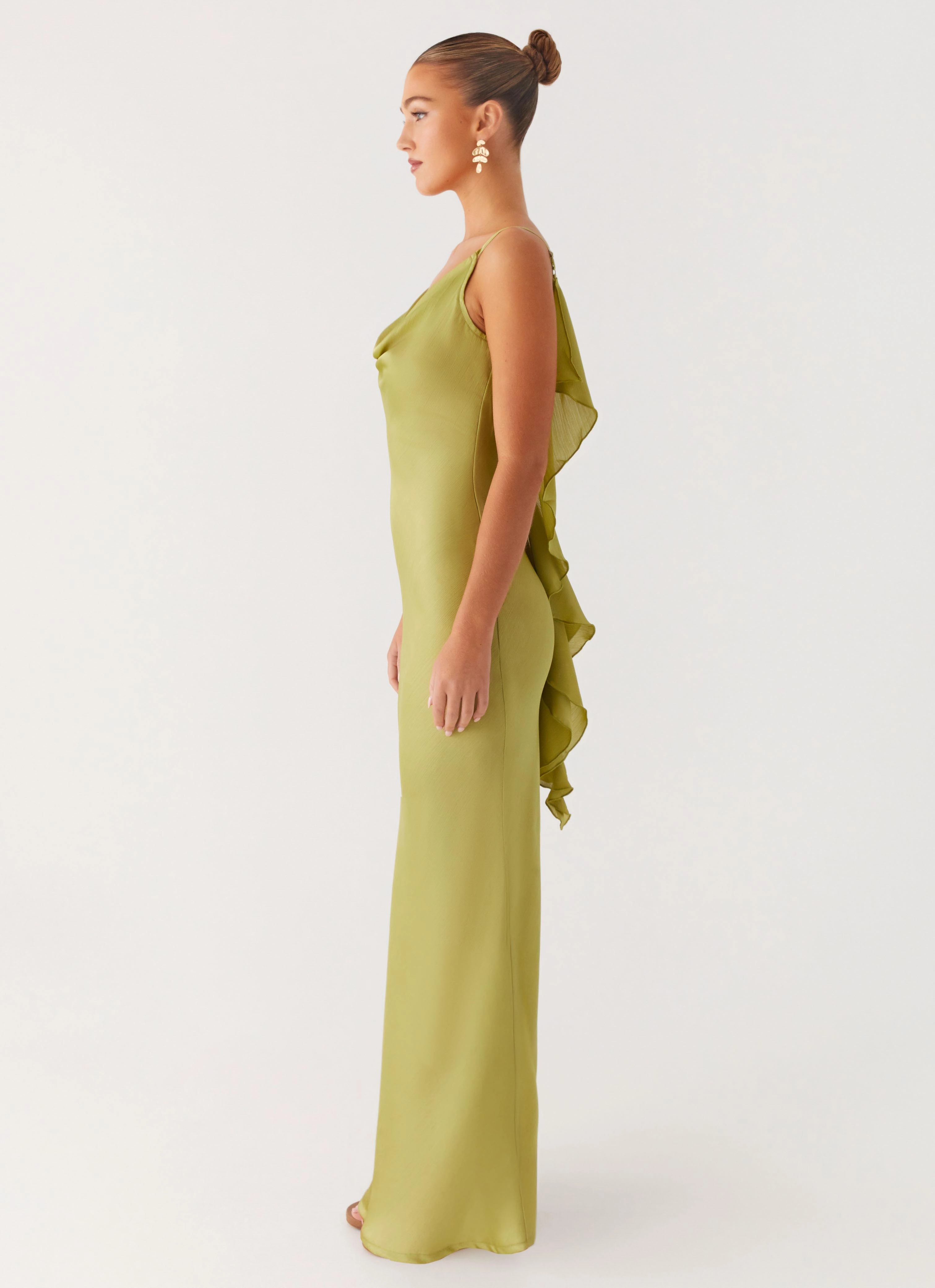 Jade Escape Maxi Dress - Lime Contemporary Wear Cute Glow