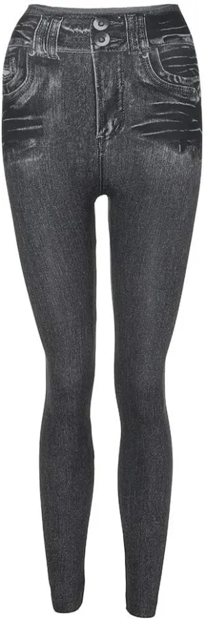Jeggings for Women Ripped Stretch Skinny Jeans High Rise Distressed Denim Jeggings Stretch Pull-on Skinny Denim Jean