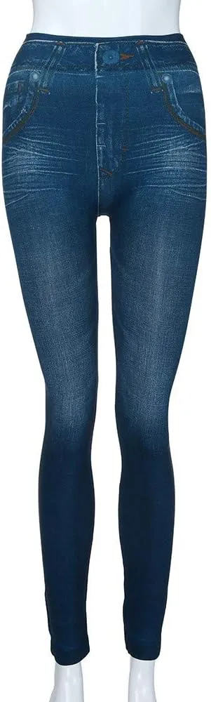 Jeggings for Women Ripped Stretch Skinny Jeans High Rise Distressed Denim Jeggings Stretch Pull-on Skinny Denim Jean