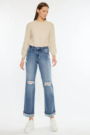 JENNIE MID RISE TRUE STRAIGHT Vintage Wash Workwear Ready JENNIE MID RISE TRUE STRAIGHT