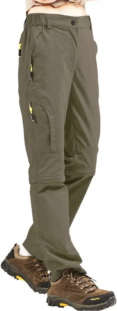 Jessie Kidden Walking Trousers Women Cargo Pants Waterproof Summer Lightweight Quick Dry Convertible Stretch Outdoor Casual UPF 50 Running Cycling Zip Off Capri