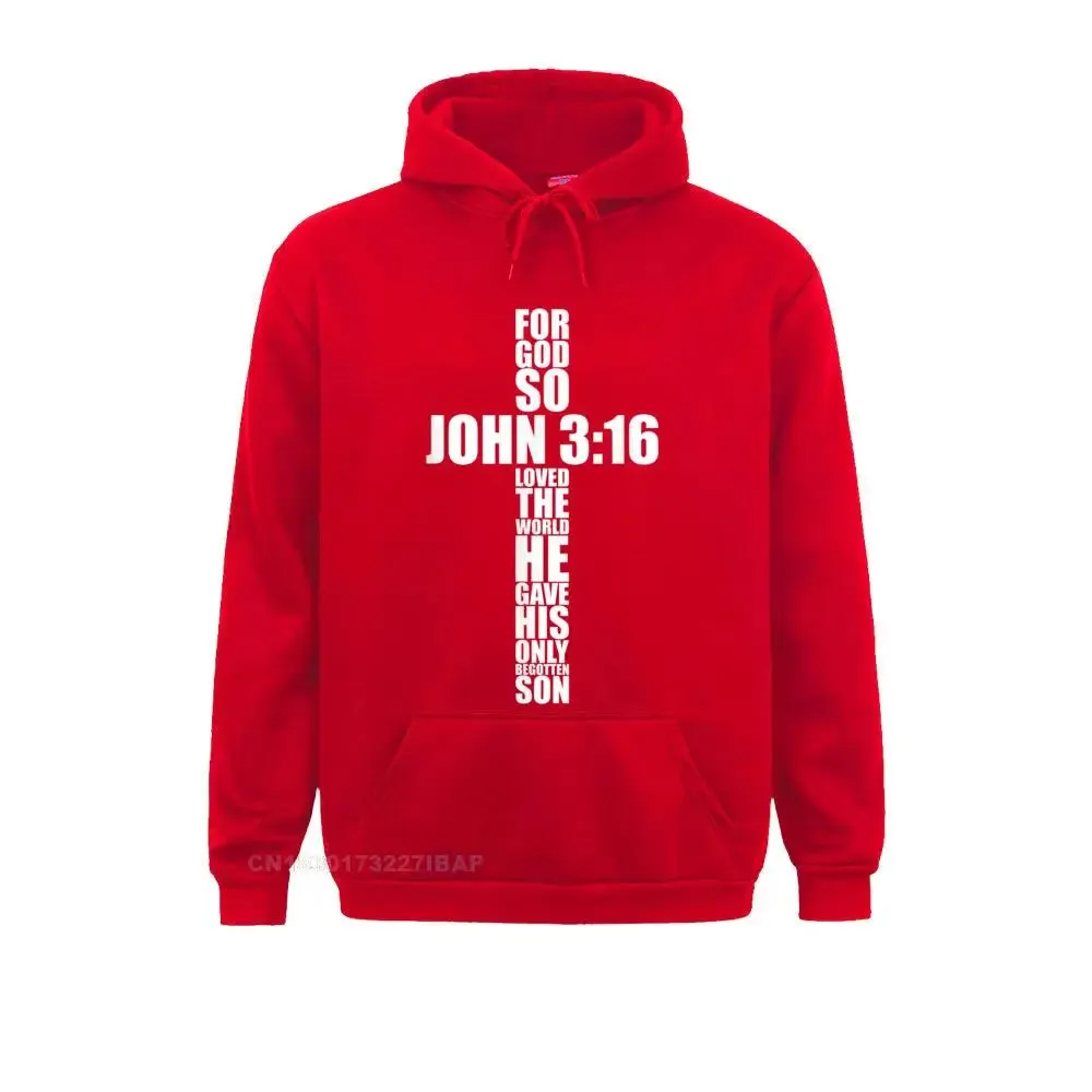 John 3:16 Christian Cross Sweatshirt Hoodie