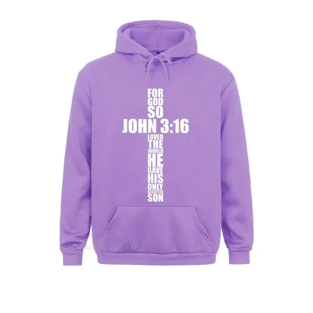 John 3:16 Christian Cross Sweatshirt Hoodie