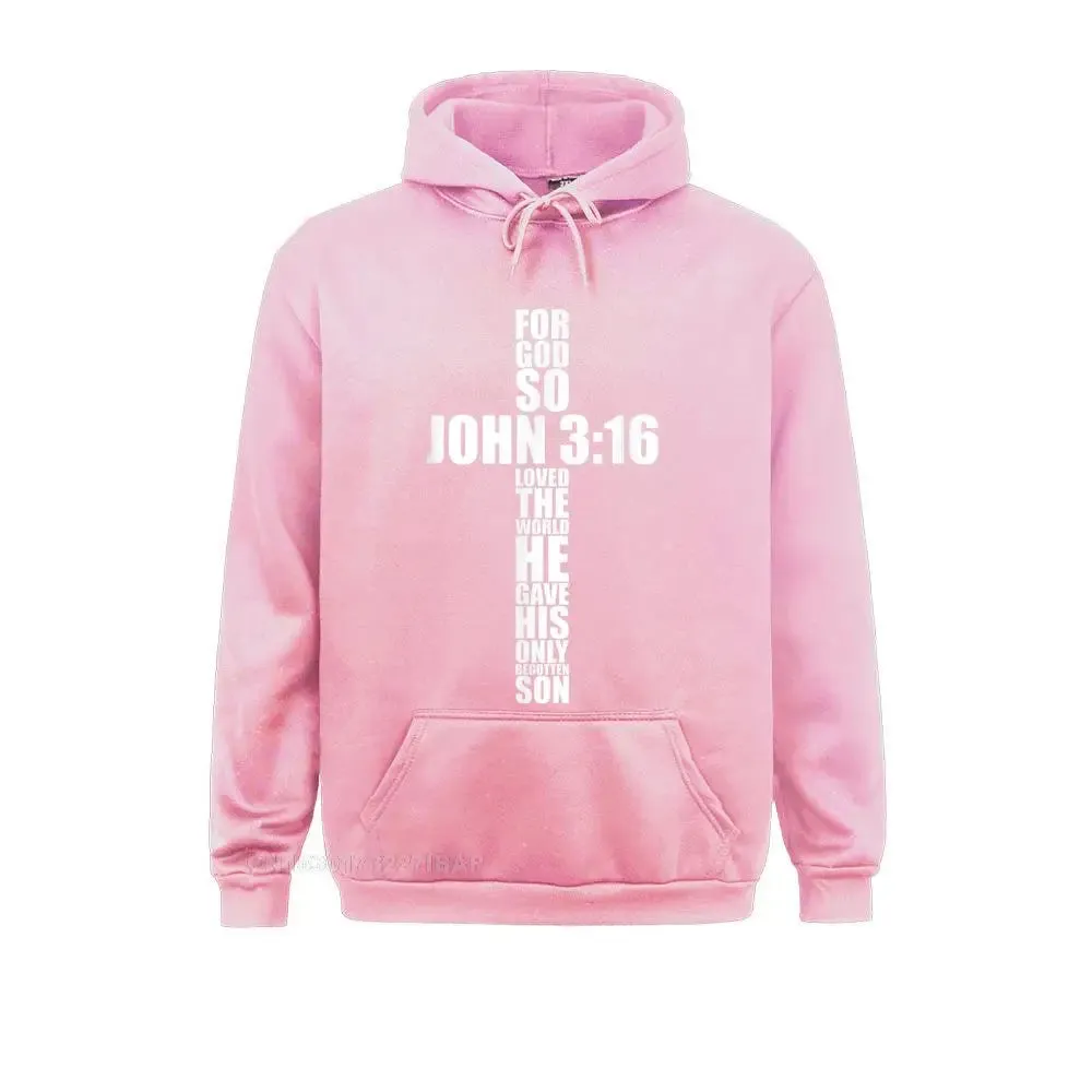 John 3:16 Christian Cross Sweatshirt Hoodie