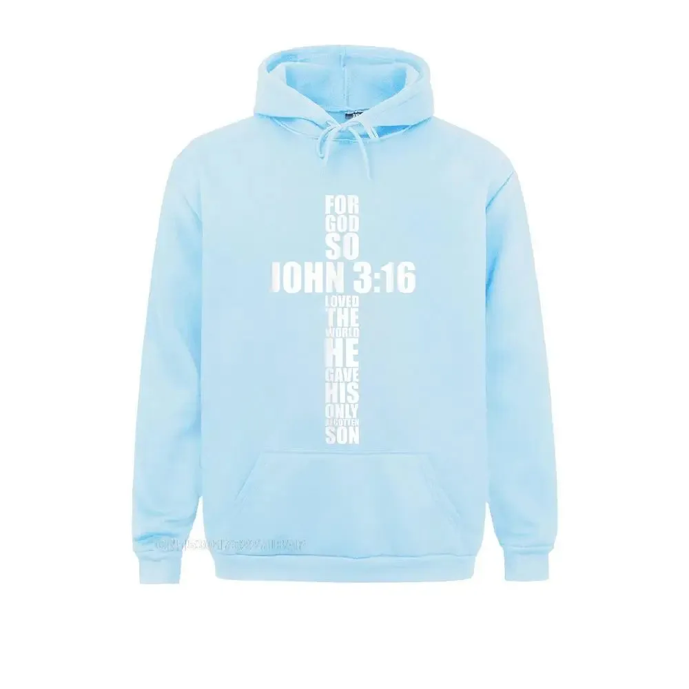 John 3:16 Christian Cross Sweatshirt Hoodie