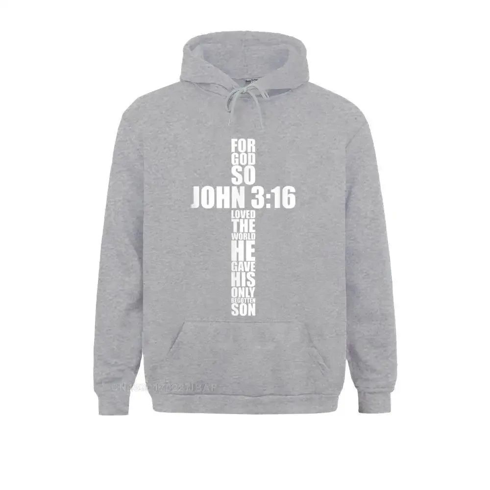 John 3:16 Christian Cross Sweatshirt Hoodie