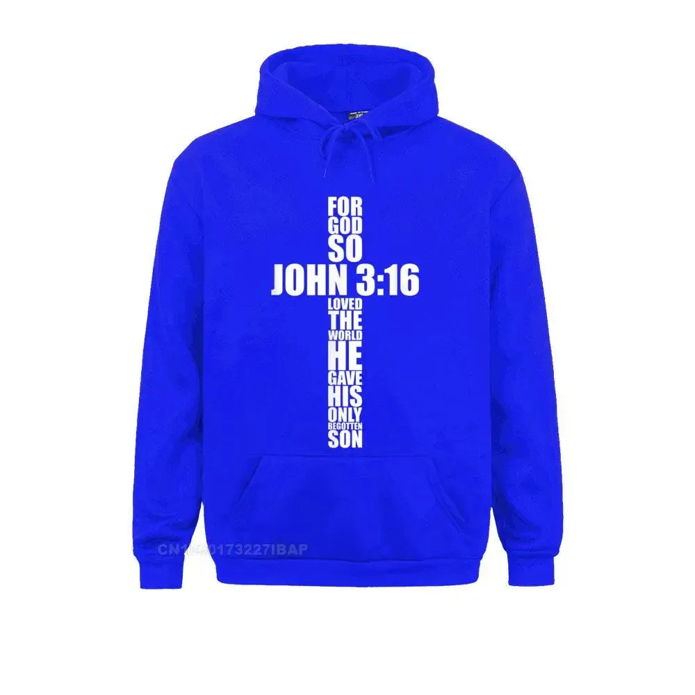 John 3:16 Christian Cross Sweatshirt Hoodie