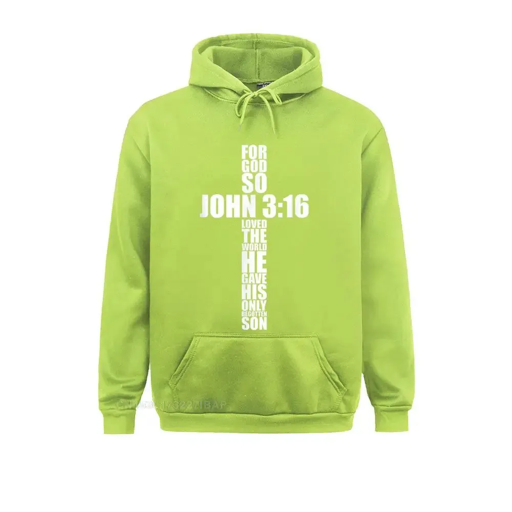 John 3:16 Christian Cross Sweatshirt Hoodie