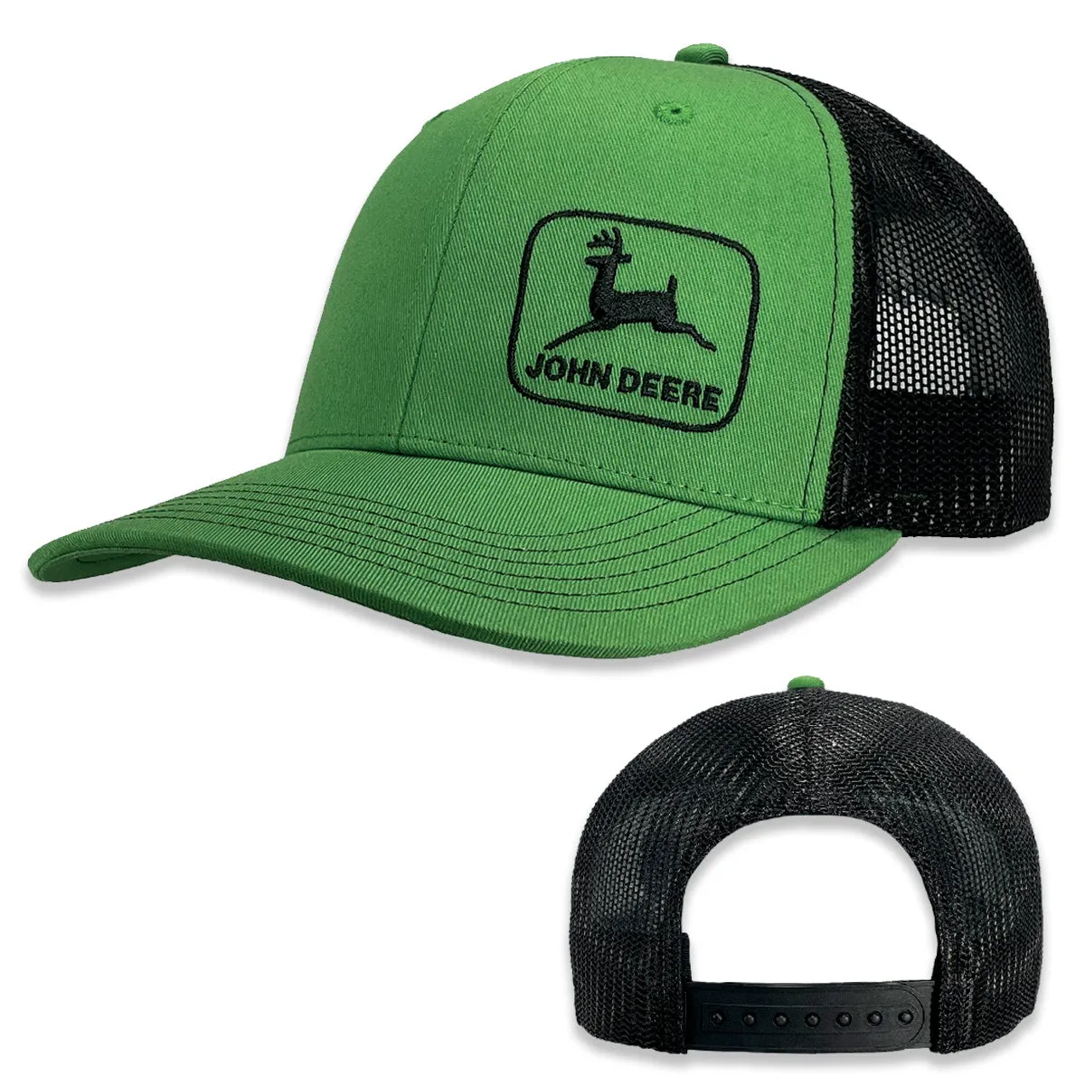 John Deere Green Moline 112 Trucker Cap